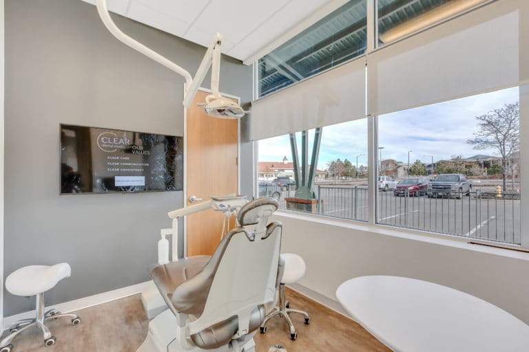 Broomfield Dentist Chair Room | Clear Dental Studio